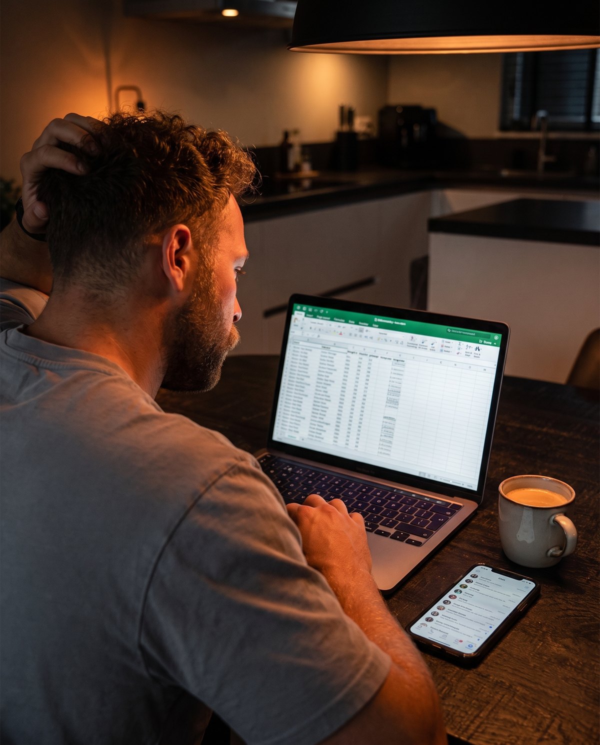Coach tussen de spreadsheets